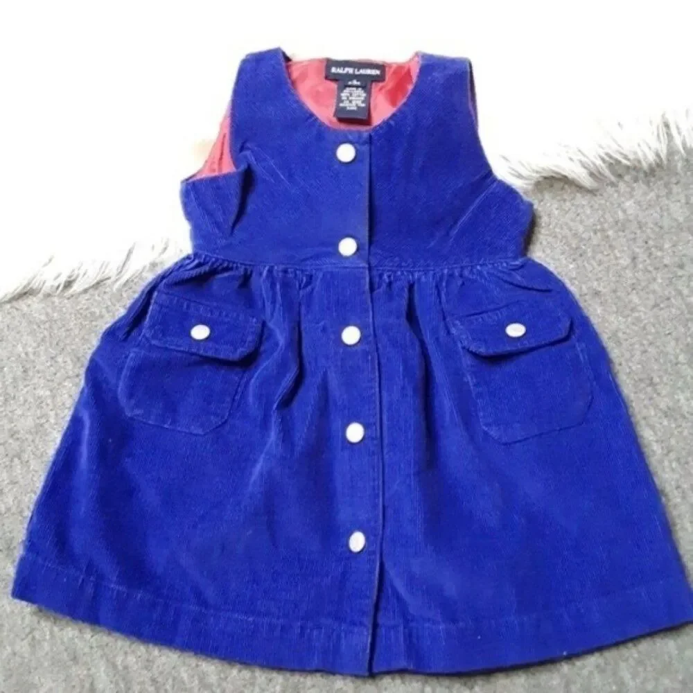 Ralph Lauren Baby Corduroy 6-12M Dress